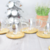 [CL608] TAZAS DE VIDRIO CON TAPA "SNOWMAN"