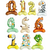 [CL634] GLOBOS NÚMERO "ANIMAL NUMBERS" X5UN 16" - comprar online