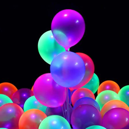 [CL675] GLOBOS FLÚO DE LÁTEX POP BALLOON 9" X50UN