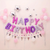 [CL775] GLOBO FRASE "HAPPY BIRTHDAY" MIX COLORS