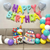 [CL777] GLOBO FRASE "HAPPY BIRTHDAY" PASTEL - comprar online