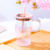 [CL866] VASO DE VIDRIO IRIDISCENTE CON TAPA "ICED COFFEE" - comprar online