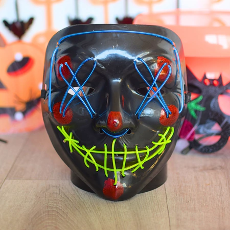 [CL926] MÁSCARA ANONYMOUS LED "BICOLOR"