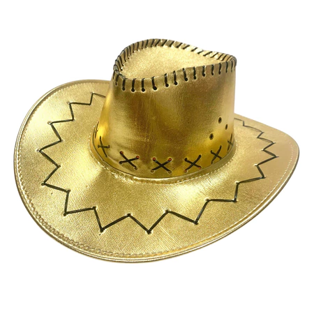 [CL998] SOMBRERO VAQUERO METALIZADO
