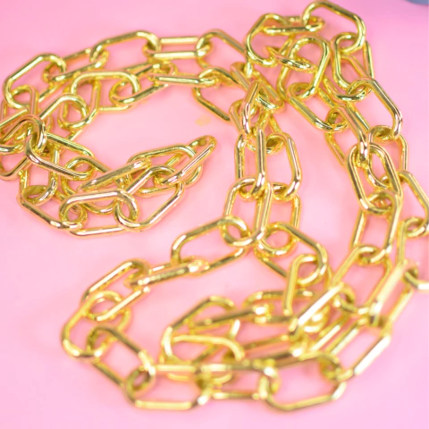 [BH389] CADENA PLÁSTICA METALIZADA - comprar online