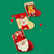 [EZ302] CALCETIN NAVIDEÑO MINI "PAPA NOEL"