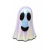 [HW111] ADORNO DISCO BALL IRIDISCENTE "FANTASMA" 13CM. - comprar online