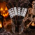 [HW136] SORBETES PLEGABLES HALLOWEEN "CALAVERA" X5UN.