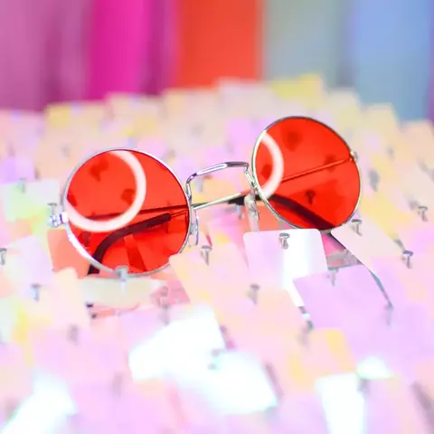 [CL438] ANTEOJOS REDONDOS HIPPIE PARA NINOS