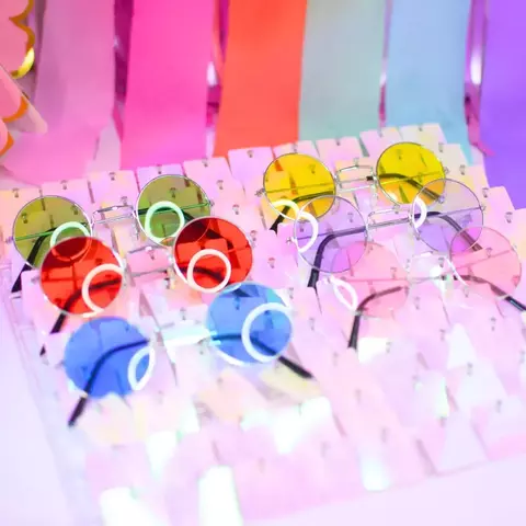 [CL438] ANTEOJOS REDONDOS HIPPIE PARA NINOS