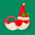 [EZ288] ANTEOJOS NAVIDEÑOS SANTA