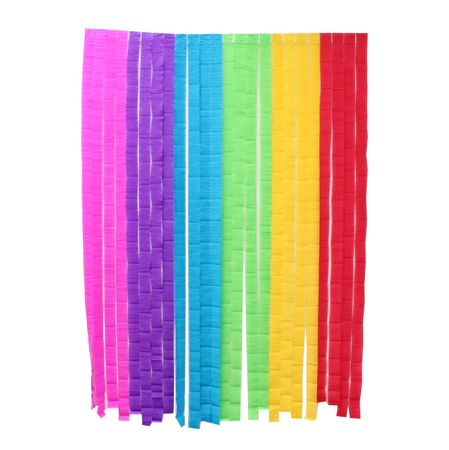 [U19-72] GUIRNALDA CORTINA PAPEL CREPE