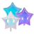 [BH126] GLOBOS ESTRELLA IRIDISCENTES COLOR X5UN. - comprar online