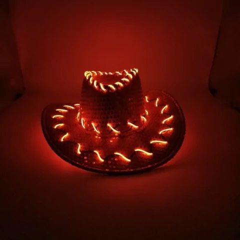 [BH106] SOMBRERO COWBOY LED - Casa Lavalle