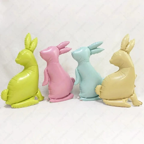 [BH150] GLOBOS CONEJO DE PASCUA X5UN.