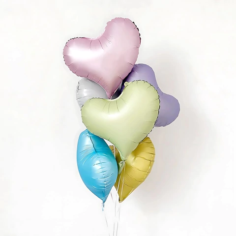 [BH184] GLOBOS CORAZON FUN X5 22" - comprar online