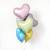 [BH184] GLOBOS CORAZON FUN X5 22" - comprar online
