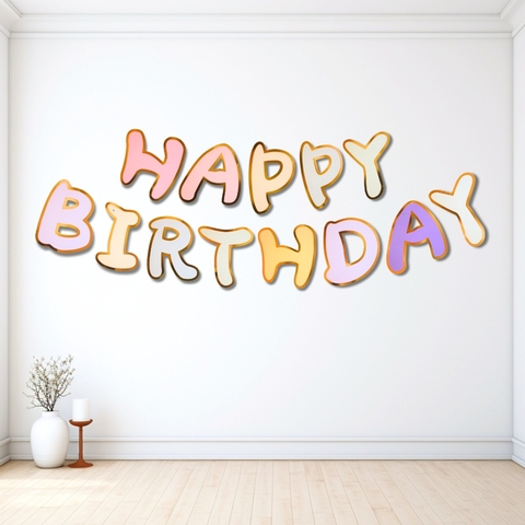 [BH151] BANDERIN HAPPY BIRTHDAY "CHUBBY" - comprar online