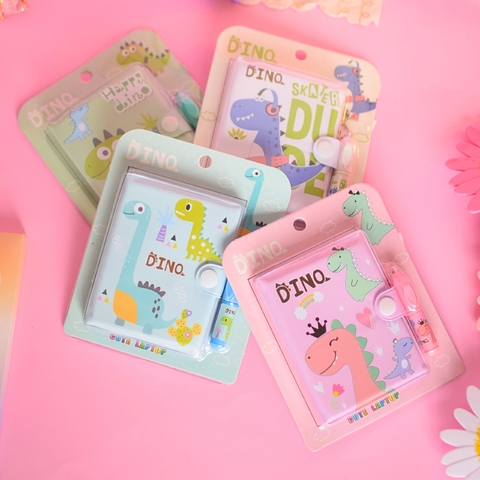 [BH216] SET DE LIBRETA Y LAPICERA "DINO" 10X8CM X1UN. - comprar online