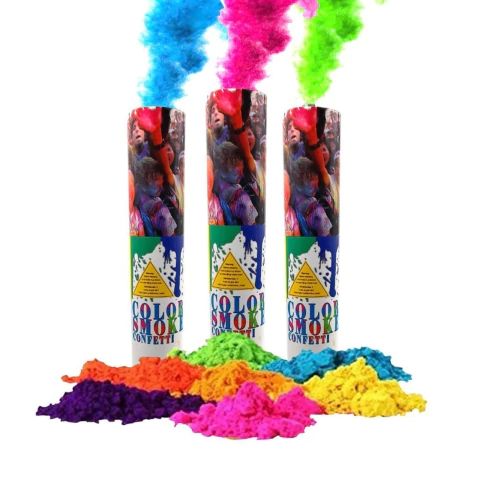 [BH321] CAÑON/MORTERO LANZA POLVO HOLI DE COLORES - comprar online
