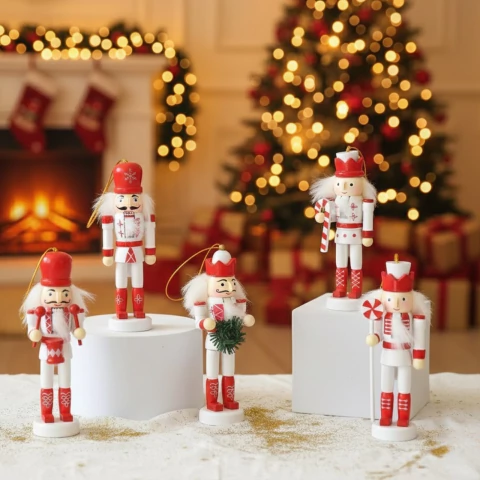 [BH740] CASCANUECES "BLANCO Y ROJO" MEDIUM X5UN. - comprar online