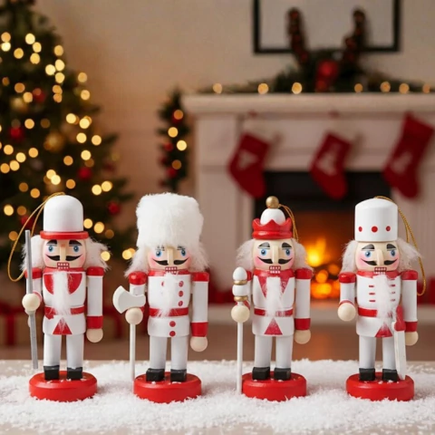 [BH731] CASCANUECES "ROJO Y BLANCO" SMALL X4UN. - comprar online