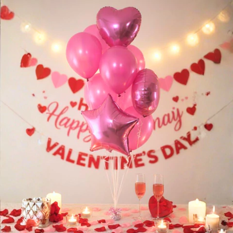 [EZ996] SET DE GLOBOS "VALENTINE'S DAY" X10 UN. - comprar online