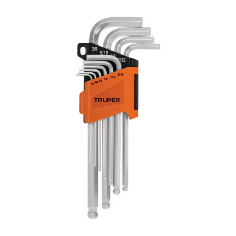 Juego De 10 Llaves Allen Hexagonal Truper 13643 - comprar online