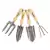 Juego 4 Herramientas Jardin Mangos 6 Pulgadas Truper 15030