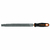 Lima plana muza 10" con mango doble inyección Truper 11241