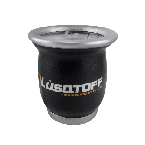 Mate Campestre De Vidrio Forrado Lusqtoff Sin Bombilla - comprar online