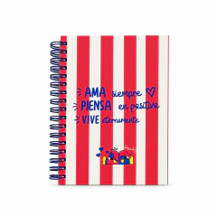 Cuaderno Ama Siempre Red