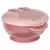 Kit Bowl Refeição com Compartimento e Talheres Rosa Buba