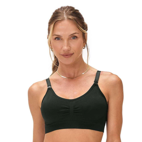 1 Peça - Sutiã de Amamentação Top - Preto - comprar online