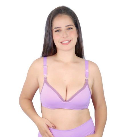 1 Peça - Sutiã de Amamentação Yasmin - Lilás - comprar online