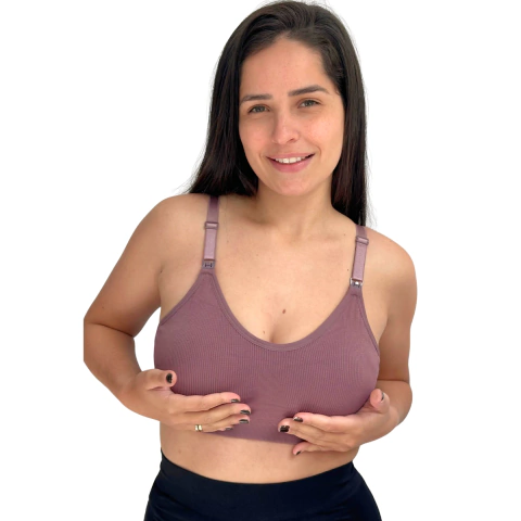 Lançamento Sutiã de Amamentação Melissa - Roxo - comprar online