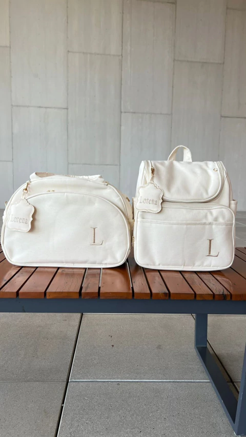 Kit Prático Bolsas Maternidade - Off White