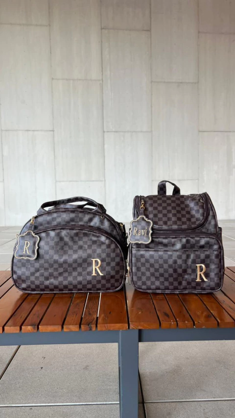 Kit Prático Bolsas Maternidade - Marrom - comprar online