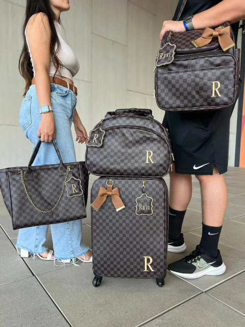 Kit Luxo Bolsas Maternidade - Marrom (Ganhe 12 organizadores de presente) - comprar online