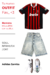 Camiseta Milan 2006 con cuellito + Bermuda + Zapatilla Samba