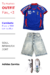 Camiseta Francia 1998 con cuellito + Bermuda + Zapatilla Samba