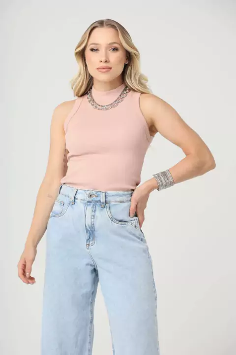 Regata gola alta espumante rose - comprar online