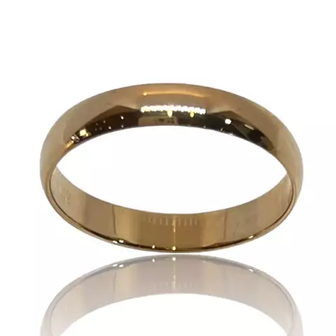 Alianzas de Oro Amarillo 18klts Media Caña. 3 Grs el par. - comprar online