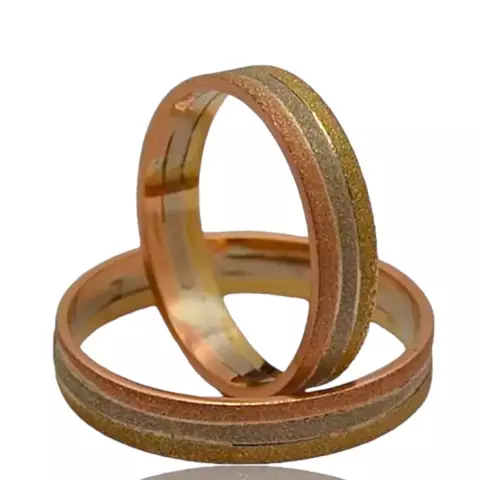 Alianzas de Oro 18klts. Tricolores. - comprar online