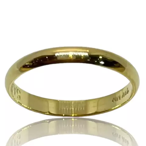 Alianzas de Oro Amarillo 18klts Media Caña. 5 Grs el par. - comprar online