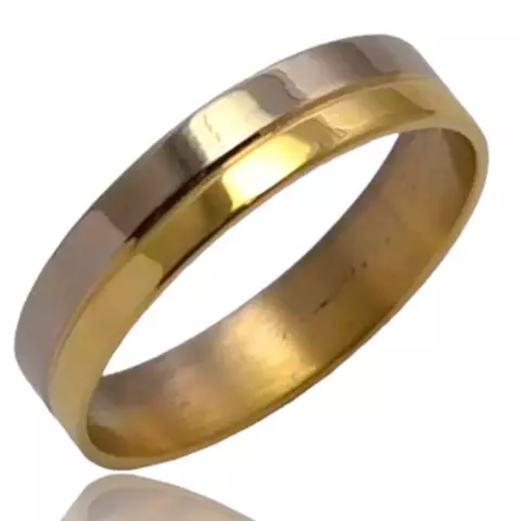 Alianzas de Oro 18klts. Bicolores 8 Gramos el par. - comprar online