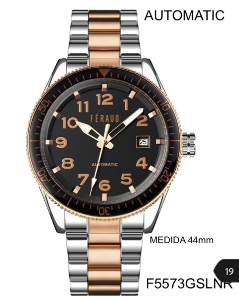 Reloj Ferraud Caballero 44mm Automatico. Combinado. - comprar online