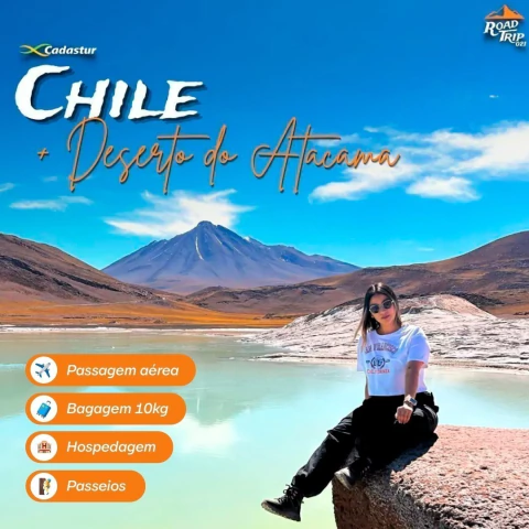 CHILE SANTIAGO + DESERTO DO ATACAMA - 01/09/2026 -> 06/09/2026 - comprar online