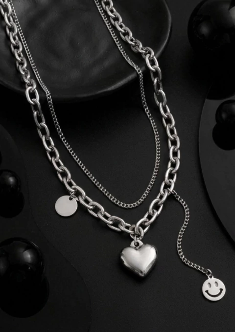 COLLAR STEEL HEART