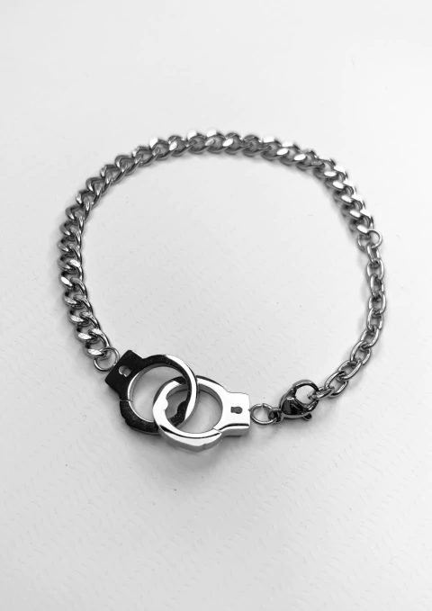 PULSERA ACERO HANDCUFFS